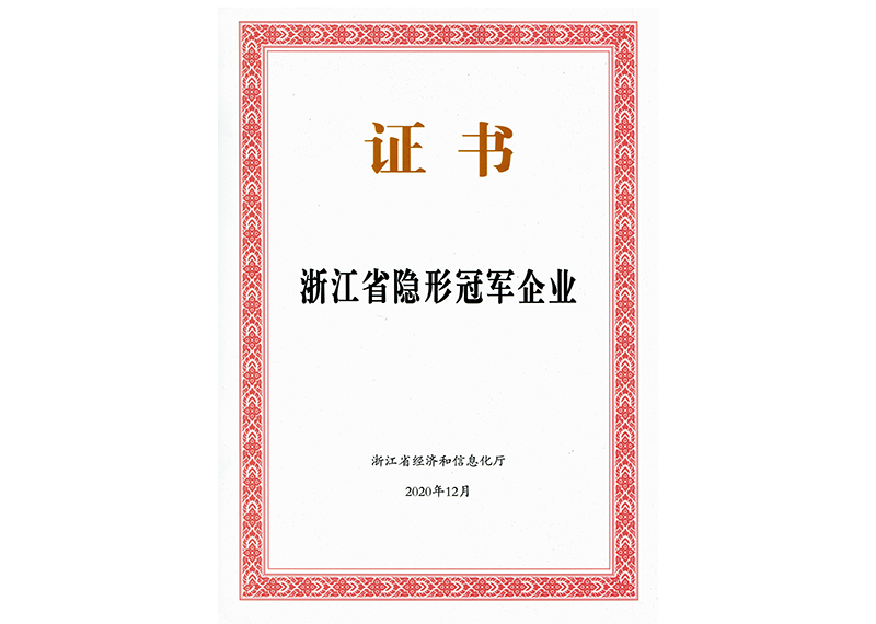 Zhejiang Hidden Champion Enterprise 